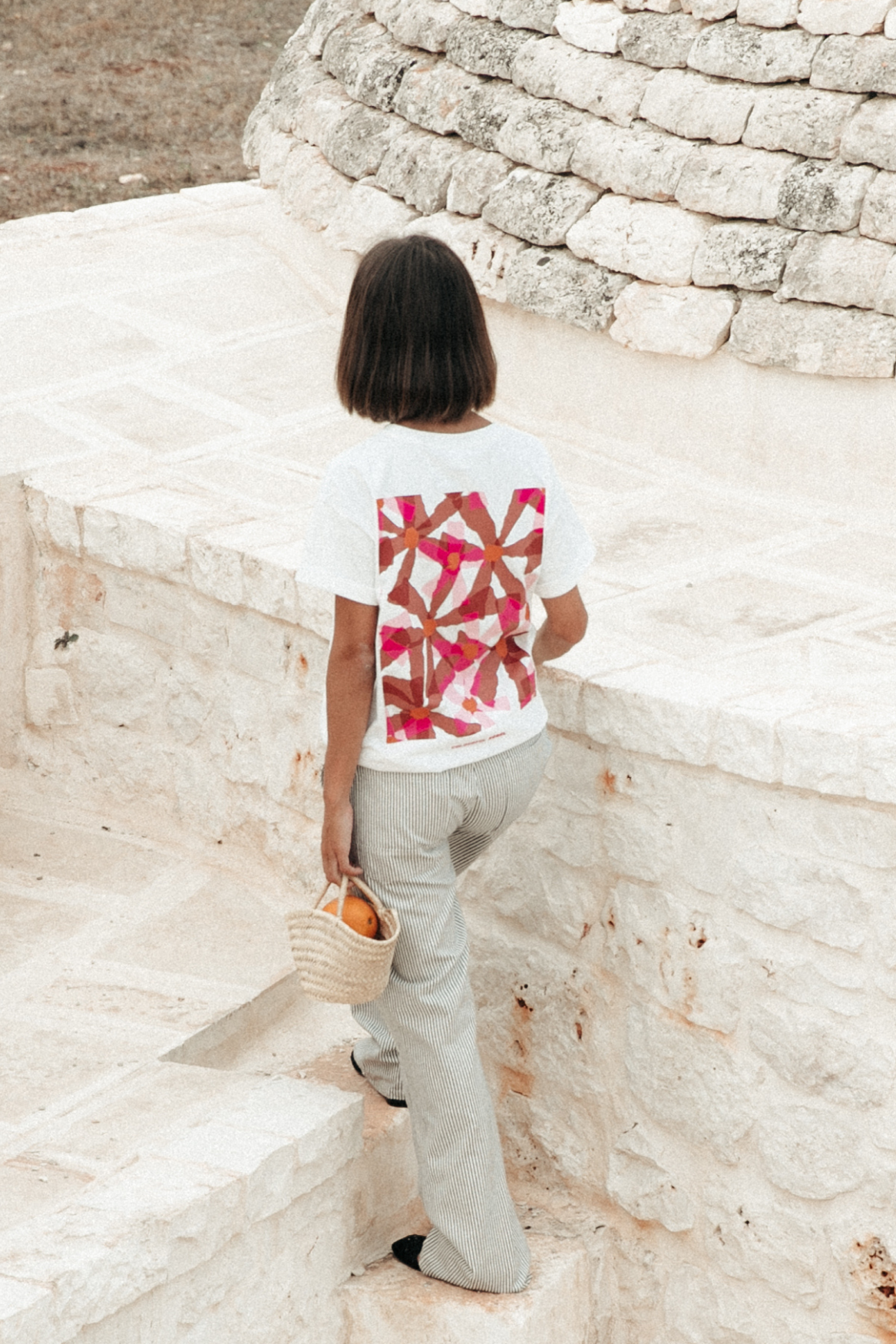 Flower Square Boxy Tee