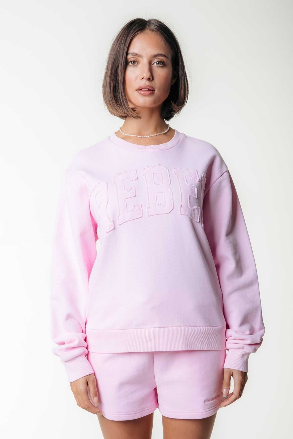 Rebel Patch Dropped Shoulder Sweat