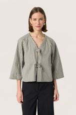 SLLibby Jacket Grape Leaf Denim Stripe