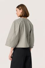 SLLibby Jacket Grape Leaf Denim Stripe
