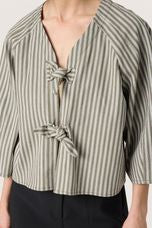 SLLibby Jacket Grape Leaf Denim Stripe