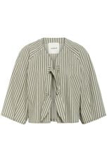 SLLibby Jacket Grape Leaf Denim Stripe