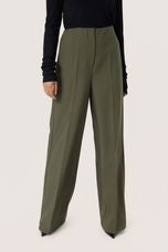 SLCorinne Wide Long Pants Grape Leaf
