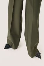 SLCorinne Wide Long Pants Grape Leaf