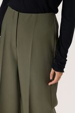 SLCorinne Wide Long Pants Grape Leaf