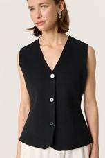SLHaven Waistcoat Black