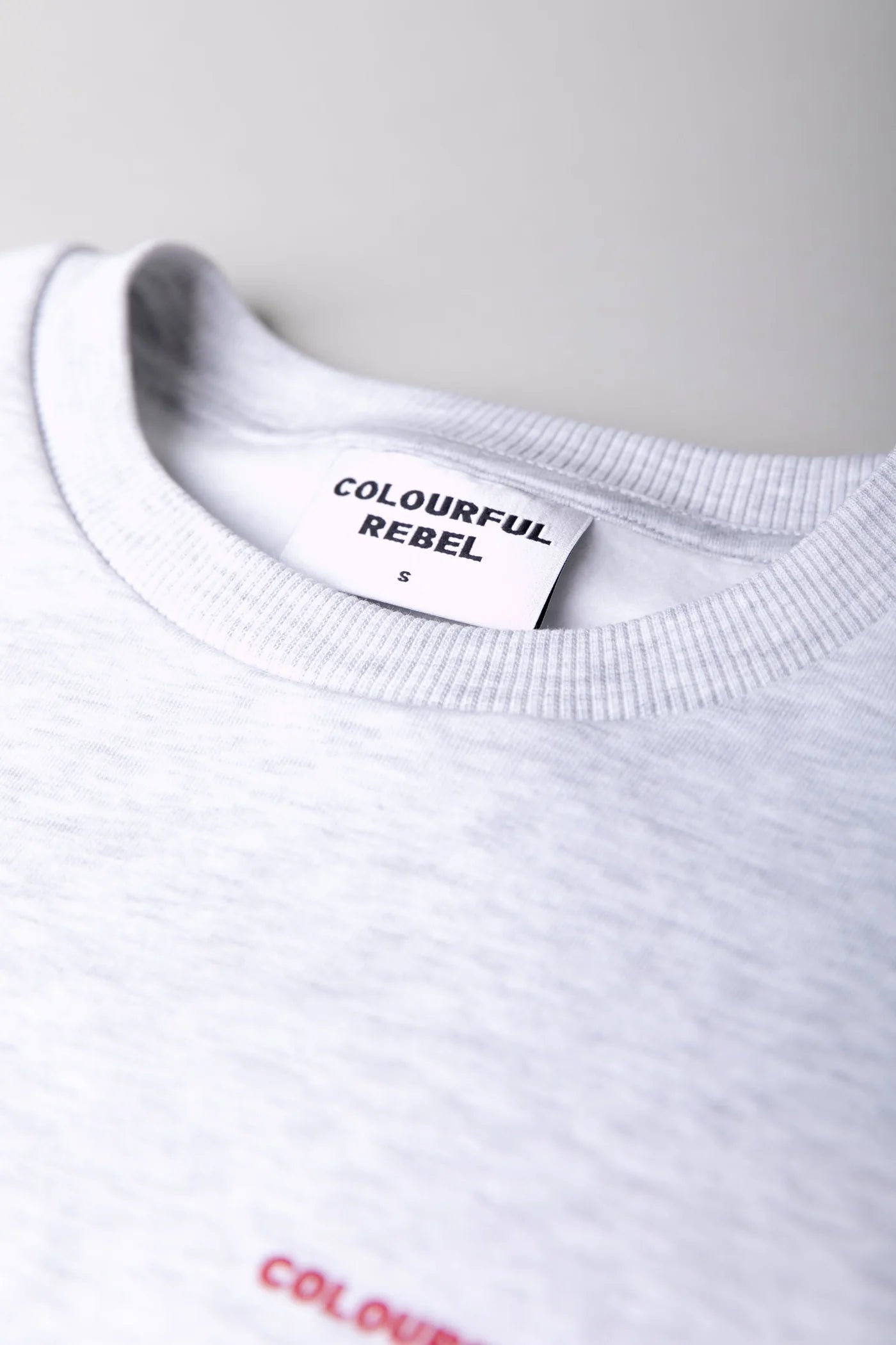 Flower Square Dropped Shoulder Sweat