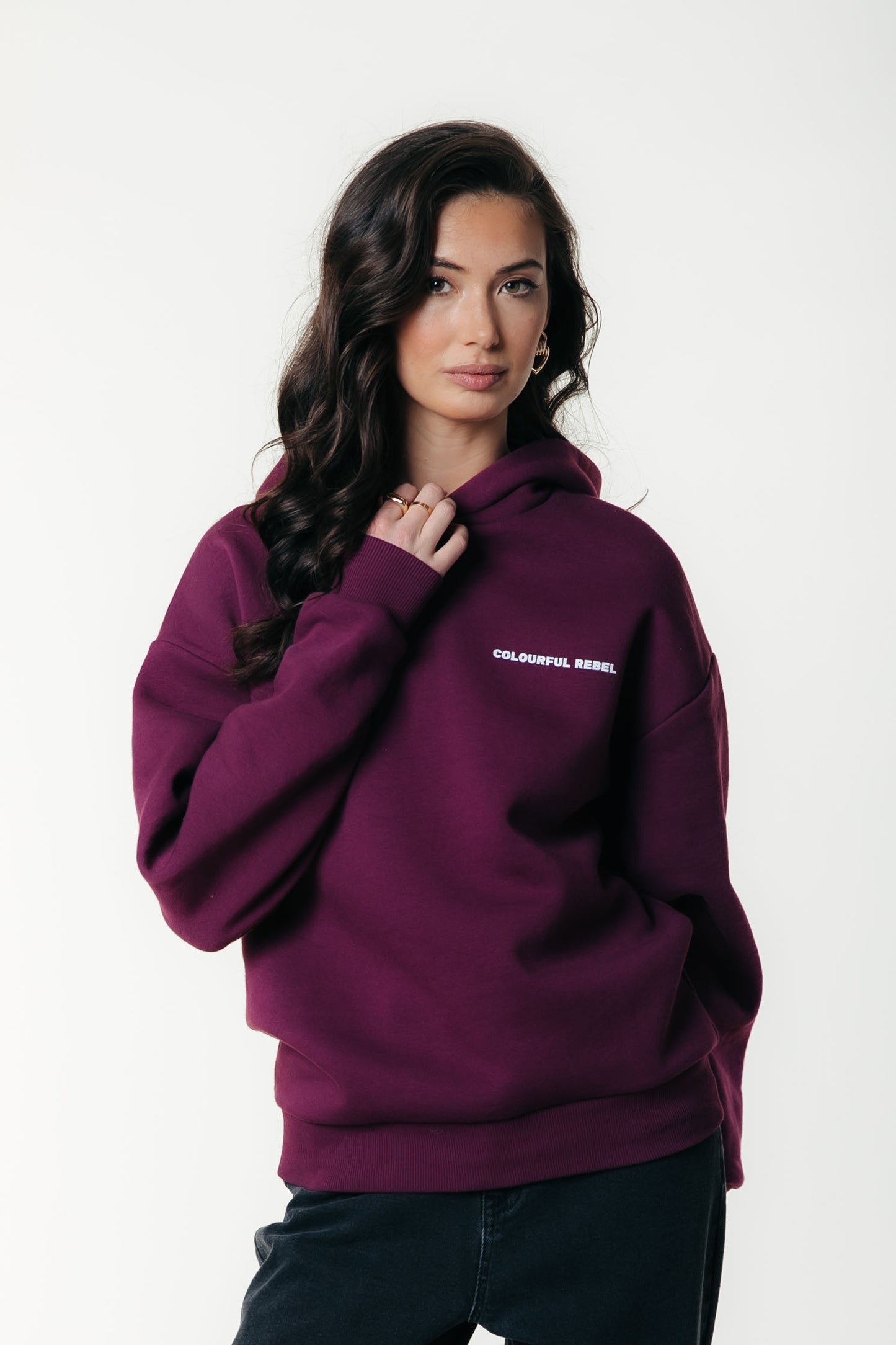 Flower Square Clean Hoodie