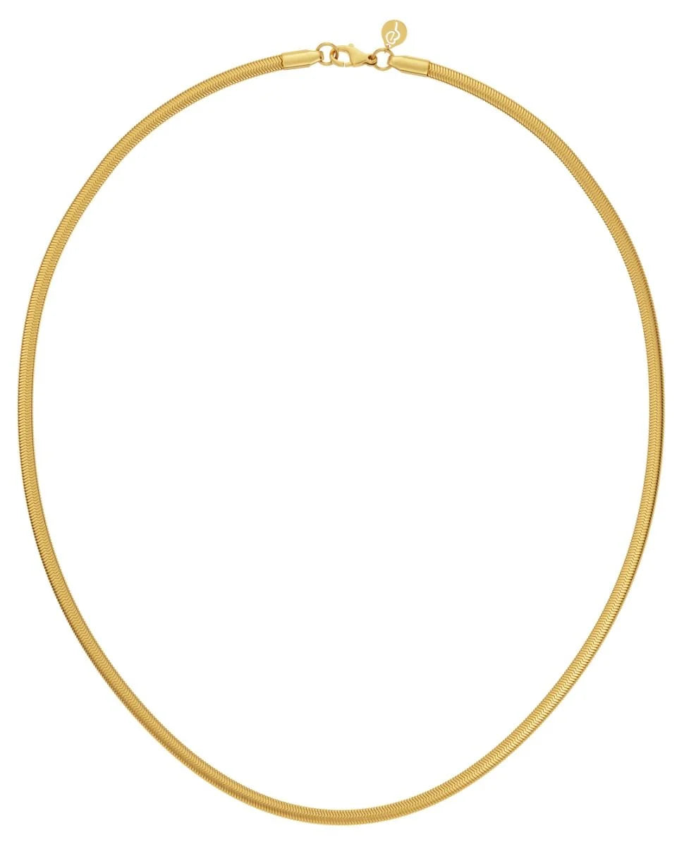 Chain Herringbone 45 cm Gold