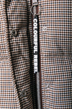 Lade das Bild in den Galerie-Viewer, Zyra Dogtooth Puffer Jacket Brown
