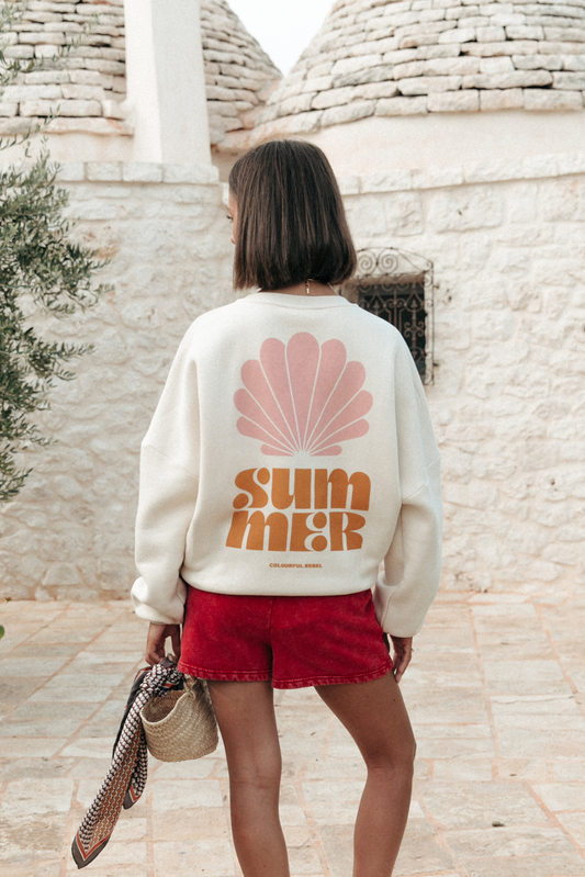 Summer Shell Dropped Shoulder Sweat