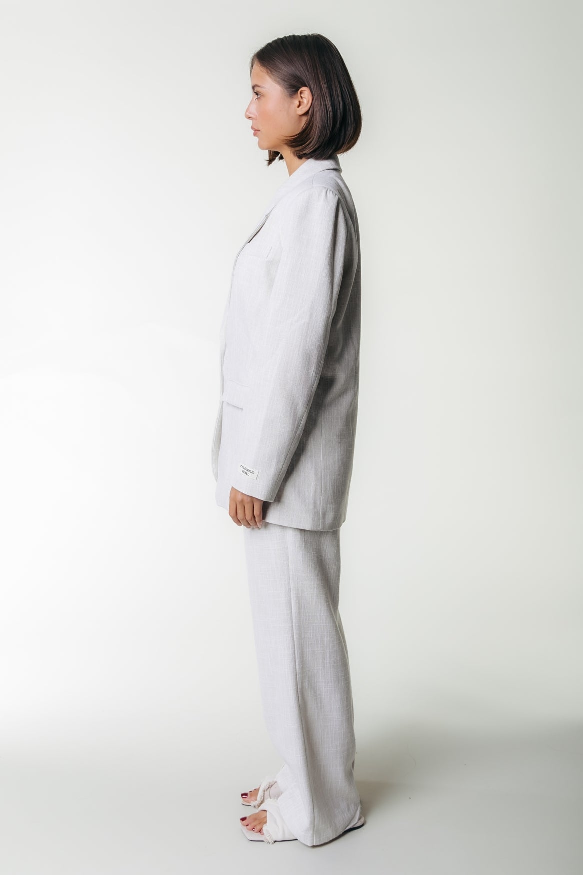 Rus Structure Pintuck Straight Pants