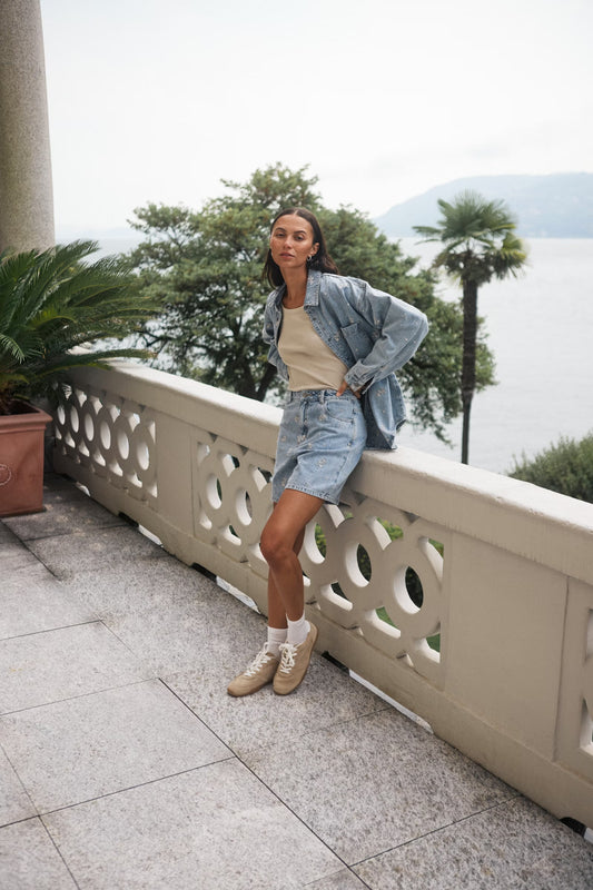 KAbabeth HW Denim Shorts