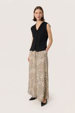 SLShirley Wide Printed Pants Leopard Print