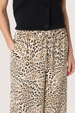SLShirley Wide Printed Pants Leopard Print