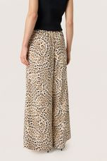 SLShirley Wide Printed Pants Leopard Print
