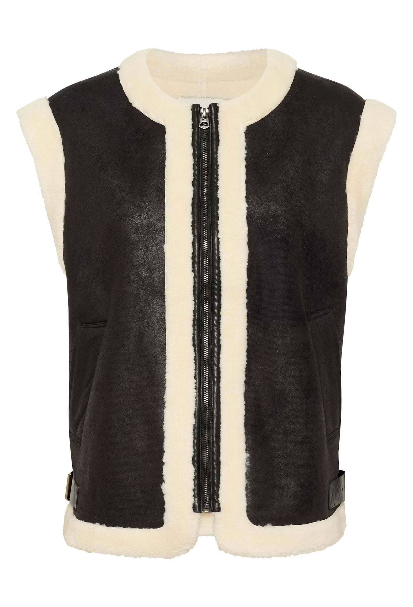 KApernille Waistcoat Black Deep