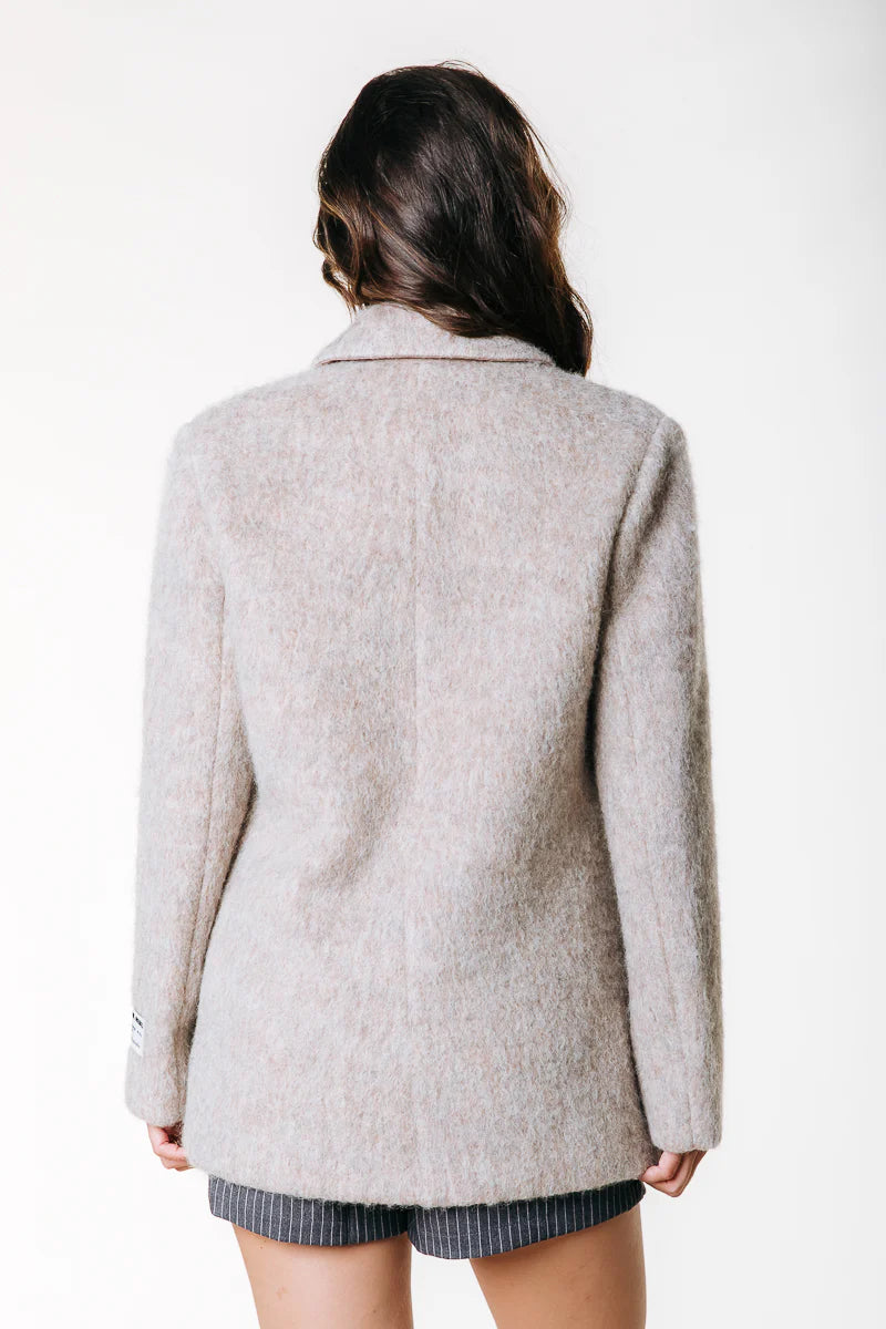 Gemma Hairy Single Breasted Blazer