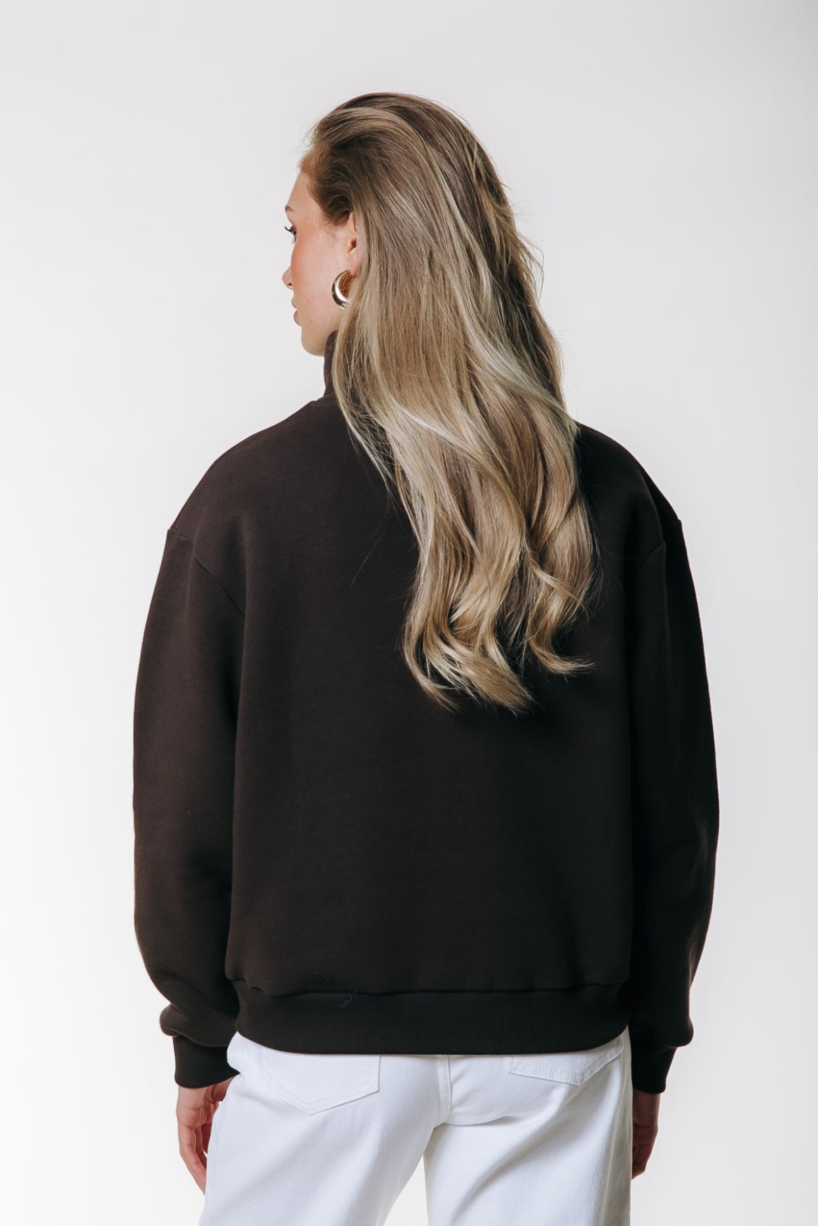 Uni Logo Wave Zip Sweat