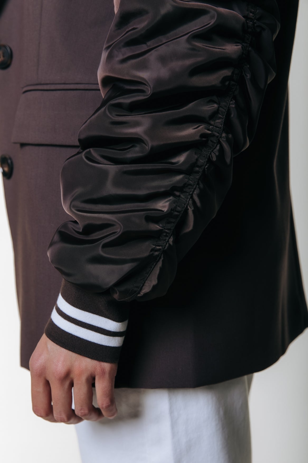 Gemma Contrast Sleeve Blazer