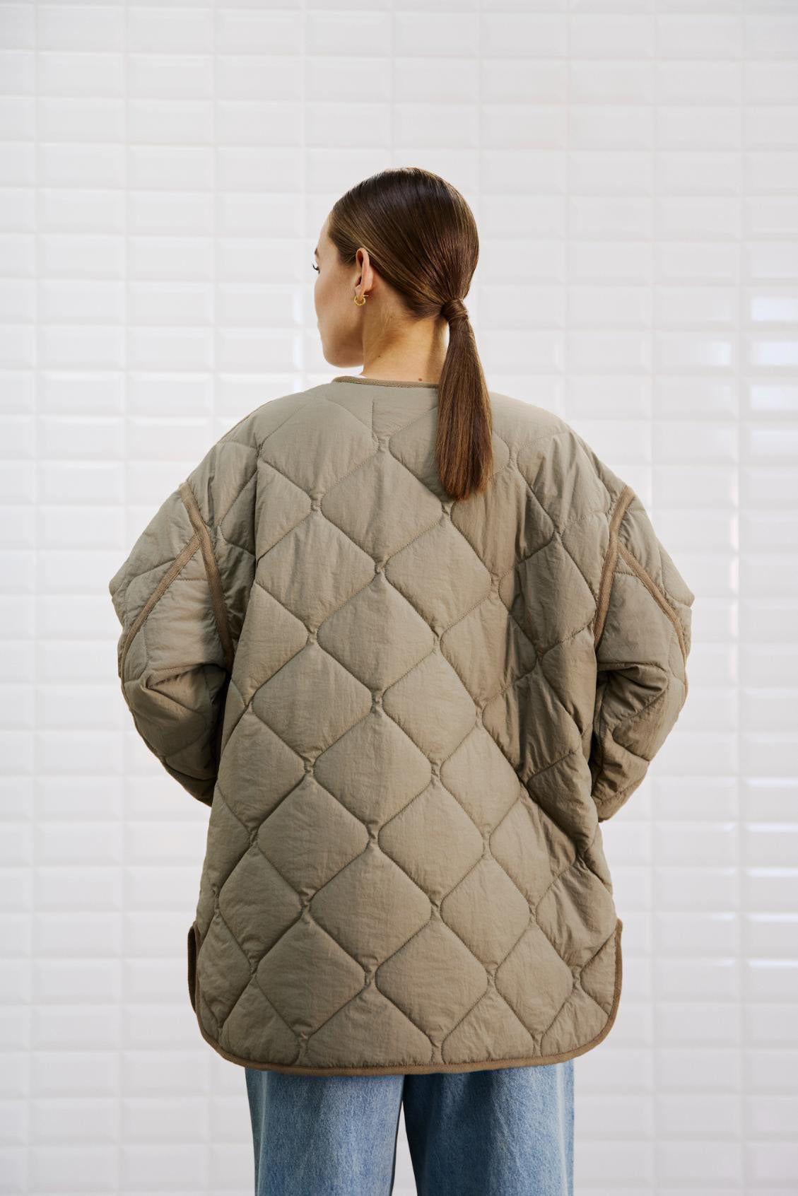 WBLSANDY QUILTED 3/4 COAT