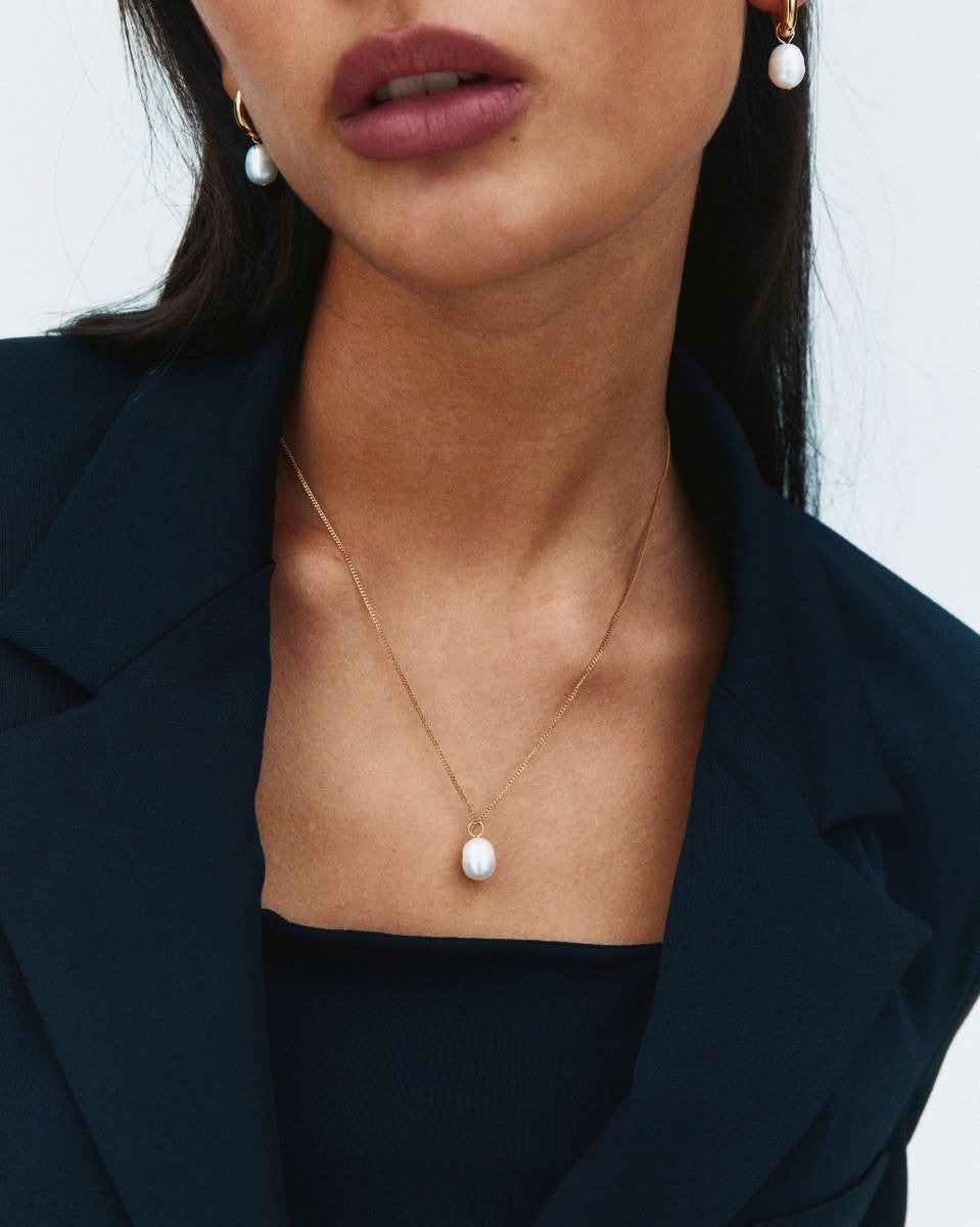 Perla Necklace L Gold