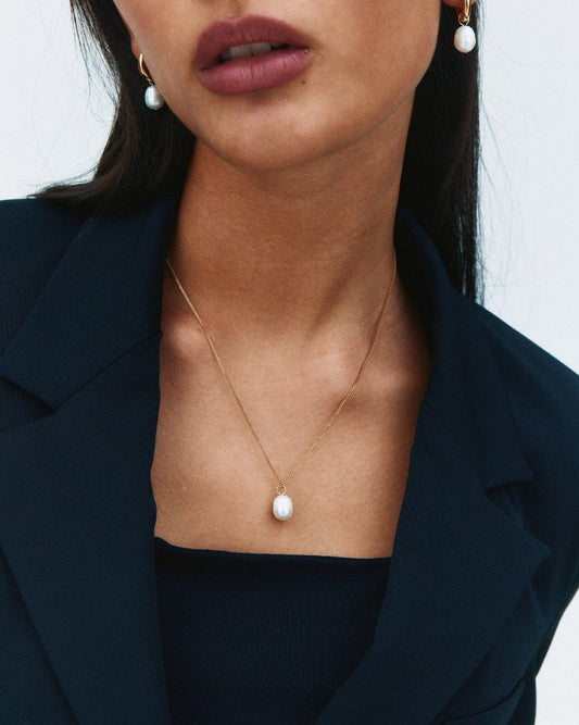 Perla Necklace L Gold