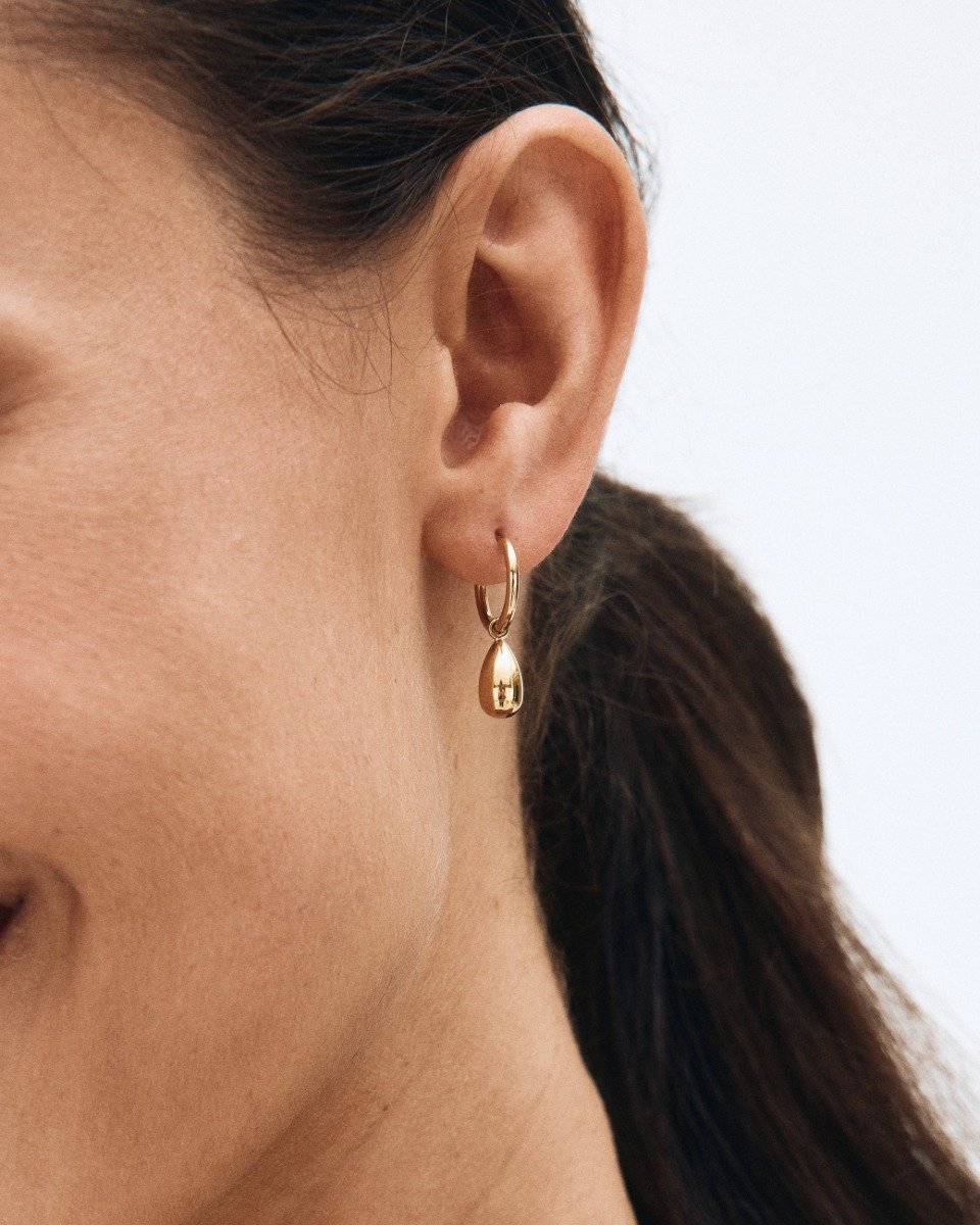 Drop Mini Hoops Gold