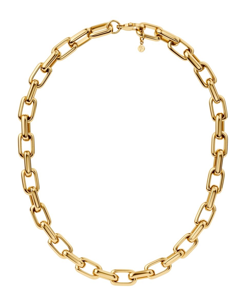 Box Chain Maxi Necklace Gold