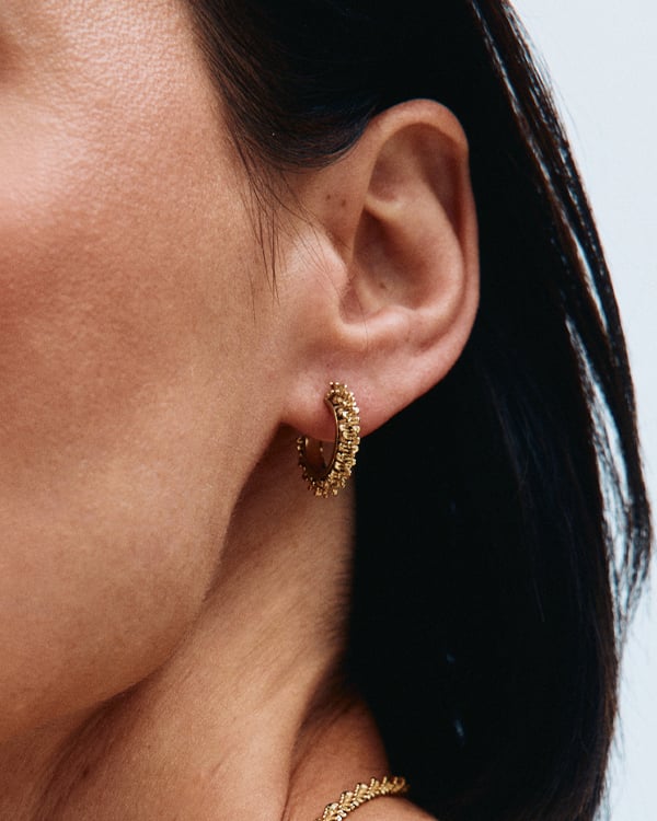 Tinsel Creoles S Gold