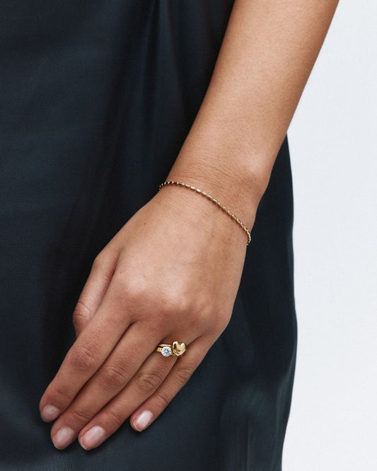 Seed Bead Bracelet Gold