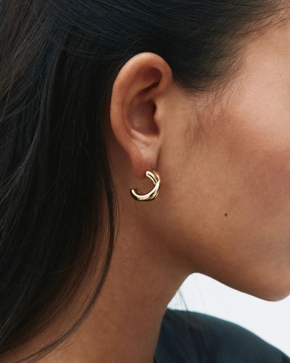 Alexa Hoops L Gold