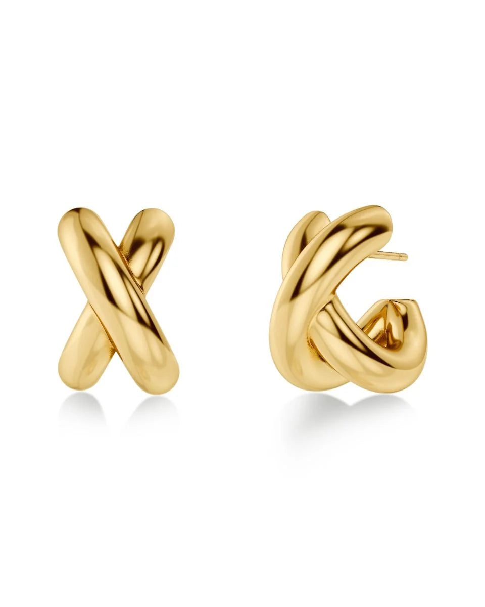 Alexa Hoops L Gold