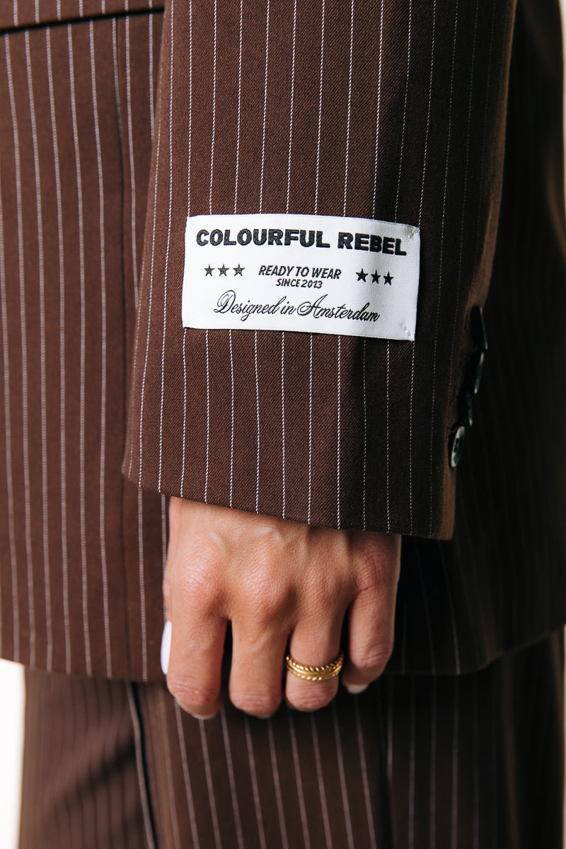 Jesra Pinstripe Blazer