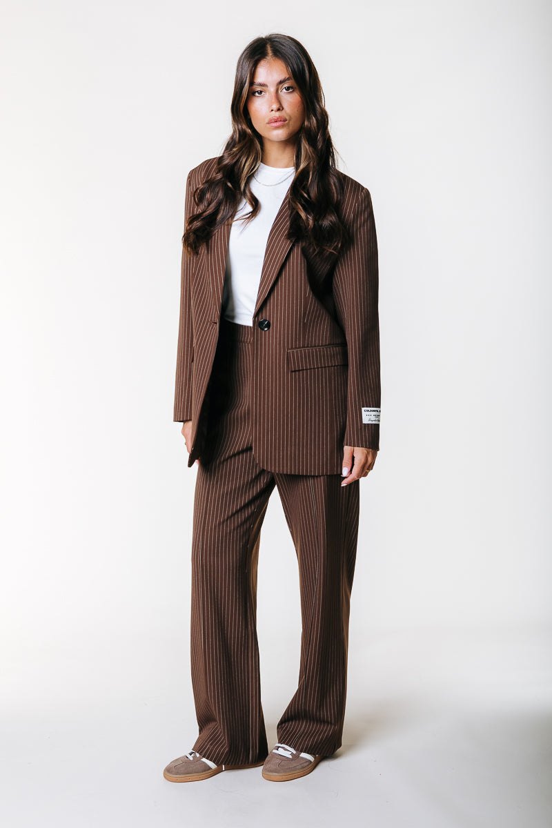 Jesra Pinstripe Blazer
