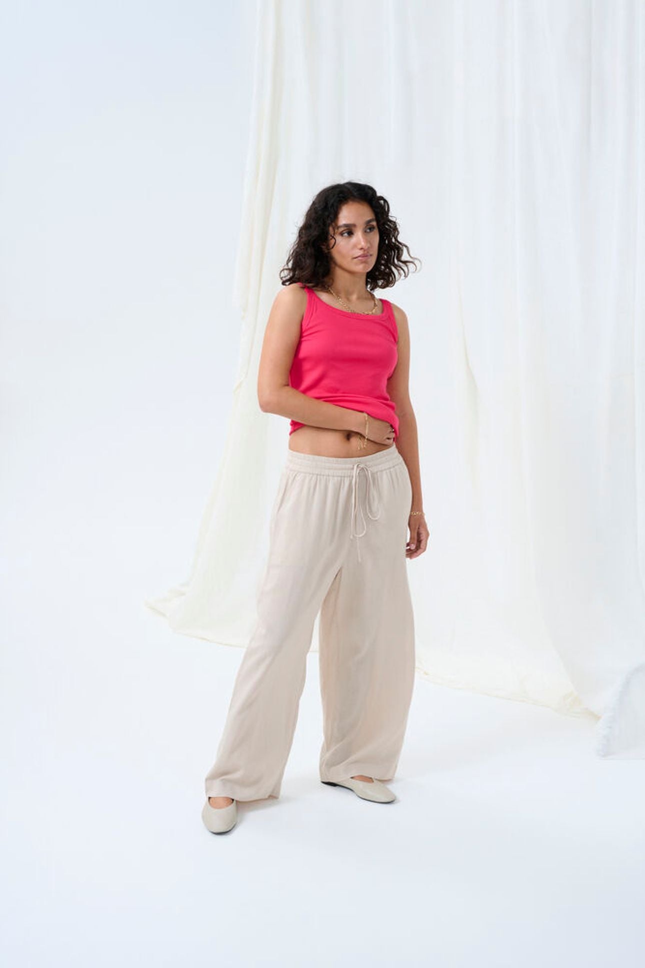 KAmilia Cropped Wide Pants