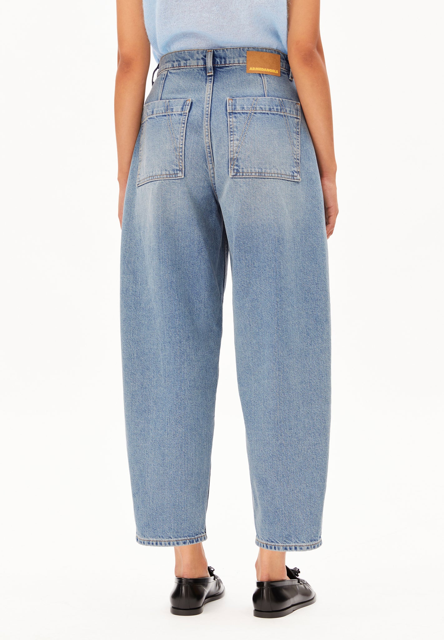 BAARLY CARPENTER BARREL JEAN HIGH WORKER