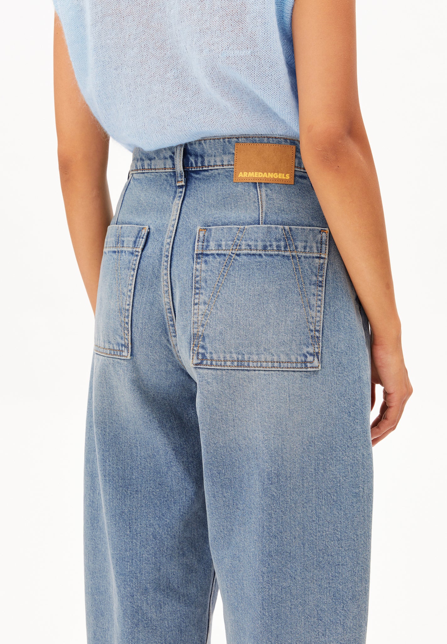 BAARLY CARPENTER BARREL JEAN HIGH WORKER