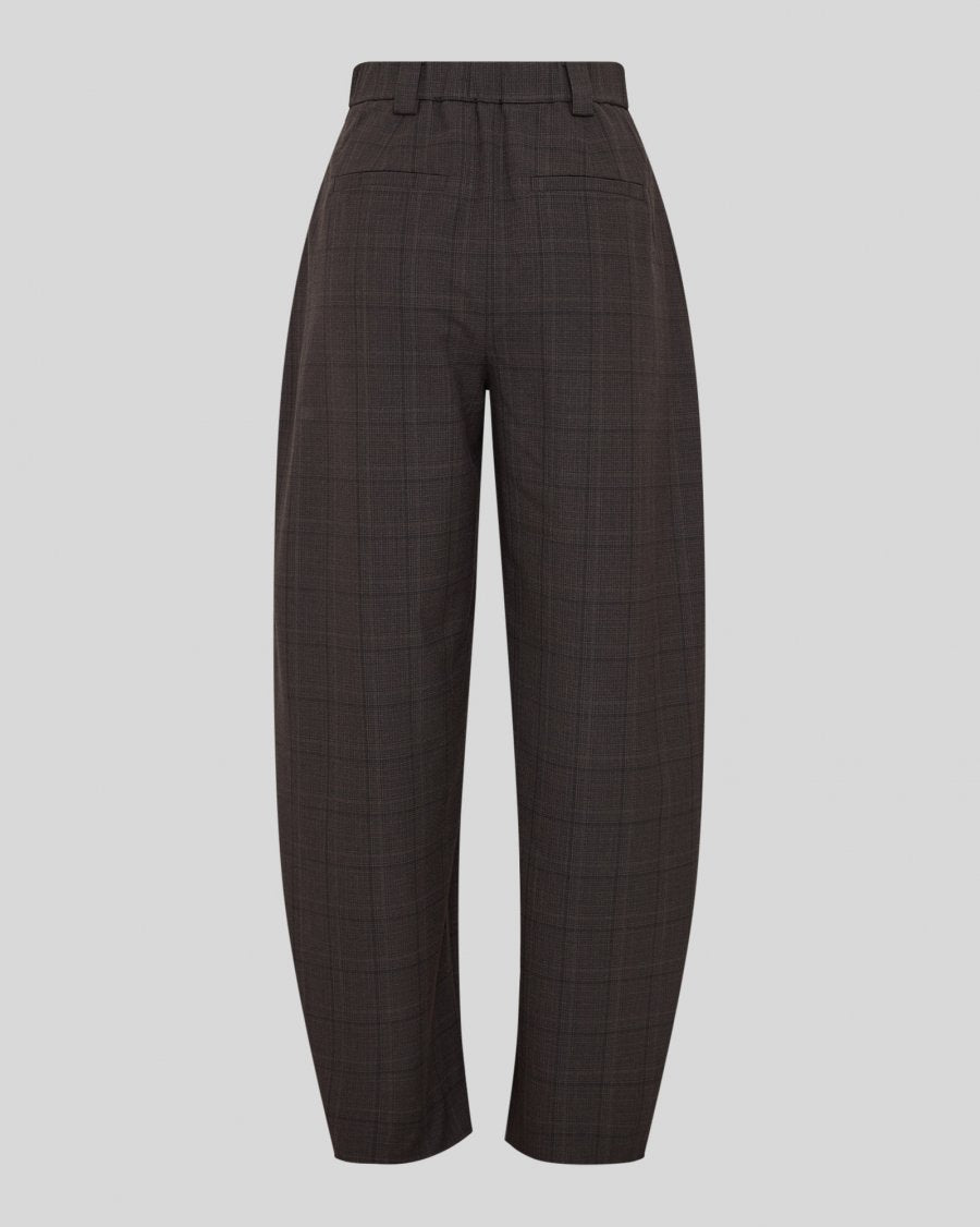 MSCHJohnna HW Barrel Pants CHK