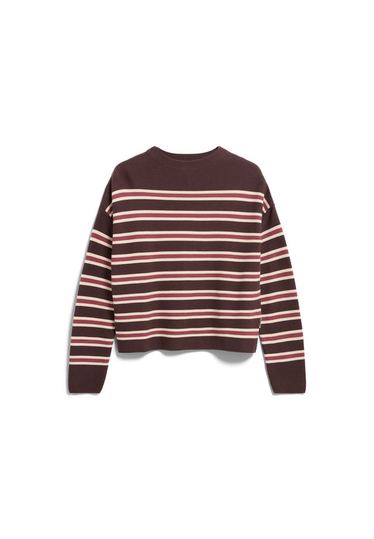 MERINAA STRIPED KNIT SWEATER