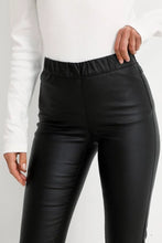Lade das Bild in den Galerie-Viewer, Ada coated Jeggings Black
