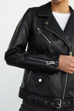 Lade das Bild in den Galerie-Viewer, WBL MELISSA FAUX LEATHER BIKER
